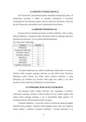 Verslo planas: krovinių pervežimai AB "Autoverslas" 9 puslapis