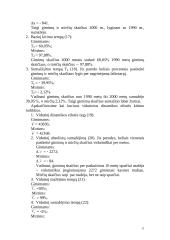 Gimstamumo ir mirtingumo statistinis tyrimas 9 puslapis