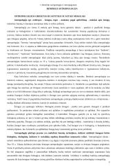Bendroji antropologija ir antropogenezė