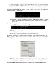 DHCP serverio administravimas Linux operacinėje sistemoje 4 puslapis