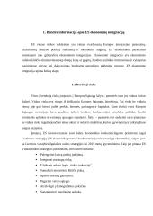 Lietuvos ekonominė integracija į ES 4 puslapis