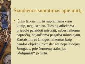 "Geros" mirties samprata skirtingose kultūrose 15 puslapis