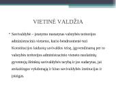 Centrinės ir vietinės valdžios formavimas bei formavimo ypatumai 15 puslapis