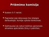 Darbuotojų atranka ir priėmimas į valstybinę tarnybą 17 puslapis