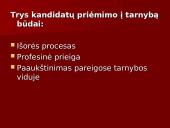 Darbuotojų atranka ir priėmimas į valstybinę tarnybą 5 puslapis