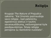 Išankstinė nuostata ir diskriminacija 9 puslapis