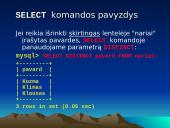 MySQL duomenų bazių kūrimas 13 puslapis