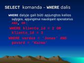 MySQL duomenų bazių kūrimas 16 puslapis