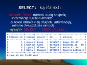 MySQL duomenų bazių kūrimas 5 puslapis