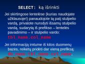 MySQL duomenų bazių kūrimas 7 puslapis