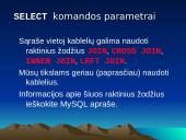 MySQL duomenų bazių kūrimas 10 puslapis