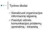 Organizacijos informacinės elgsenos tyrimas 2 puslapis