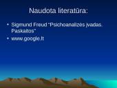 Psichoanalizės terapija 11 puslapis