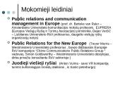Ryšių su visuomene profesinė terpė Europoje 8 puslapis