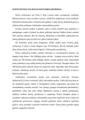 Aukštaitijos nacionalinis parkas - istorija, struktūra ir apsauga 3 puslapis