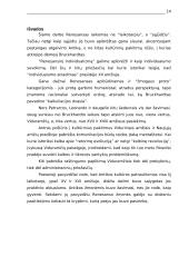 Bendroji Renesanso kultūros charakteristika 14 puslapis