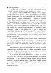 Bendroji Renesanso kultūros charakteristika 3 puslapis