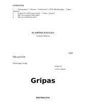 Gripas, ligos eiga bei gydymas 8 puslapis