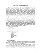 Lietuvių liaudies meno pažinimas vaizduojamojoje veikloje 3 puslapis