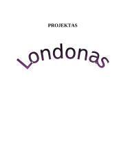 Projektas apie Londoną