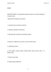 Microsoft Outlook programa įstaigos darbo organizavime 2 puslapis