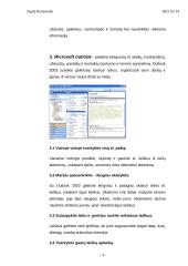 Microsoft Outlook programa įstaigos darbo organizavime 4 puslapis