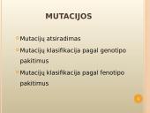 Mutacijų atsiradimas bei klasifikacija 2 puslapis