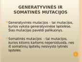 Mutacijų atsiradimas bei klasifikacija 4 puslapis