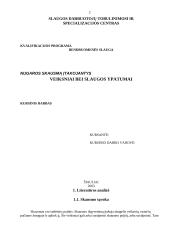 Nugaros skausmą įtakojantys veiksniai bei slaugos ypatumai 2 puslapis