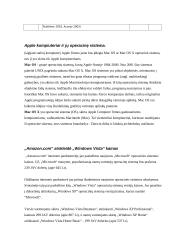 Operacinės sistemos įsigijimas, pasiūla, kainos optimalus pasirinkimas 9 puslapis