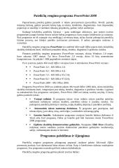 Prezentacijų programa PowerPoint 2 puslapis