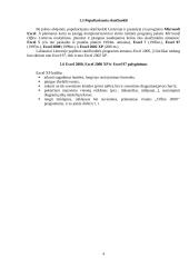 Skaičiuoklė MS Excel. Bendra apžvalga 5 puslapis