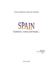 Spain. Traditions, mores and feasts 10 puslapis