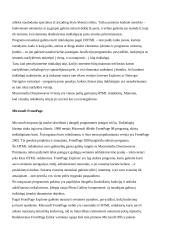 Internetinės svetainės sukūrimo technologijos 5 puslapis