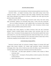 Investiciniai fondai referatas