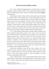 Vilniaus universitetas: įkūrimo priežastys, struktūra, reikšmė Lietuvos kultūrai 7 puslapis