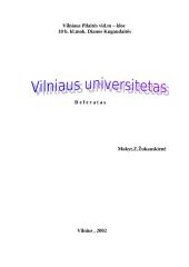 Vilniaus Universitetas. Architektūra