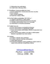 Istorijos testiniai klausimai su atsakymais 7 puslapis