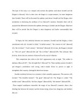 Image of Grendel and the Dragon in Beowulf