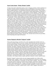 Lietuvių literatūra - keletos eilėraščių aprašymai 2 puslapis