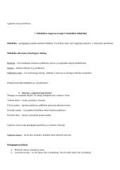 Bendrieji pedagogikos pagrindai. Didaktika 14 puslapis