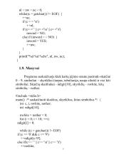 Programavimas C kalba 7 puslapis