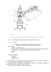 Roboto konstrukcinės komponavimo schemos sudarymas 9 puslapis