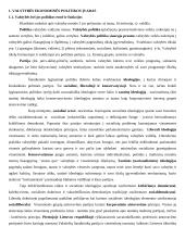 Valstybės ekonominės politikos pagrindai