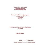 Inventorizacija ir jos pravedimas