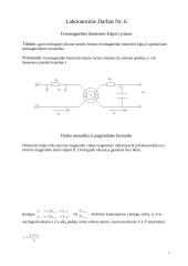 Feromagnetiko kilpos tyrimas 