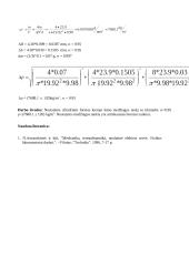 Duotos medžiagos tankio nustatymas ir atsitiktinių paklaidų skaičiavimas 2 puslapis