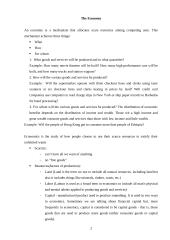 Economic’s theory. Its main problems. Microeconomics and macroeconomics 2 puslapis