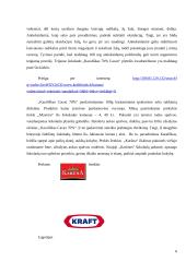 Marketingo tyrimas: šokoladas "Karališkas Cacao 70%" 6 puslapis