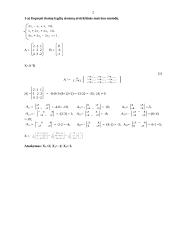 Matematika - matricos užduotys 2 puslapis